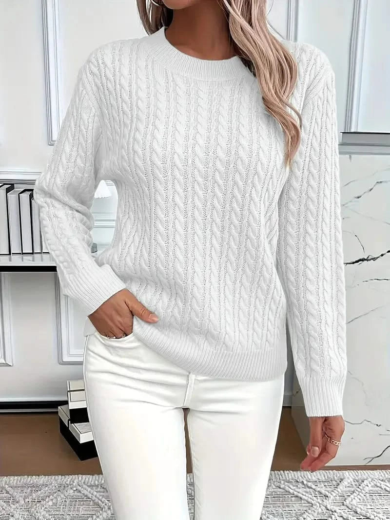 MARIELLE CABLE SWEATER