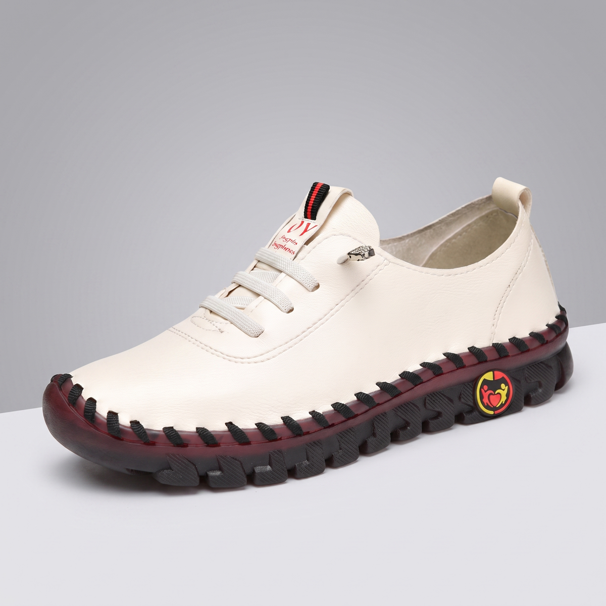 Elaine Orthopaedic Leather Oxfords