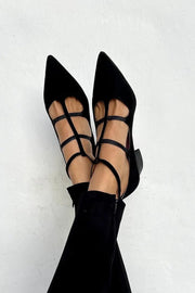 Miranda | Crossover Strap Pointed Pumps