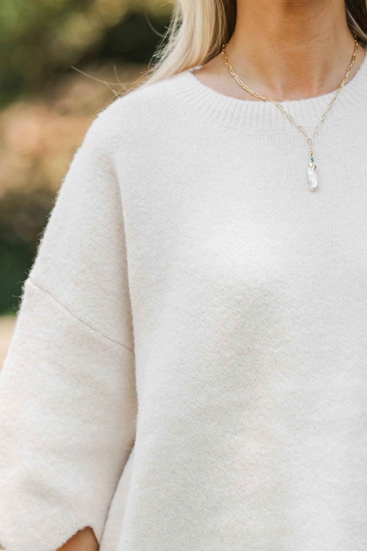 Rebecca™ | Cream Sweater