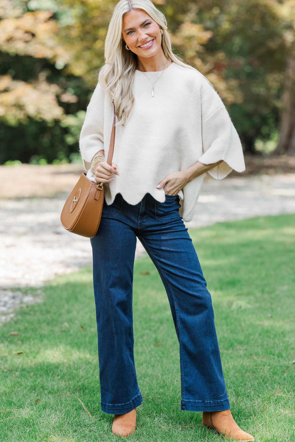 Rebecca™ | Cream Sweater
