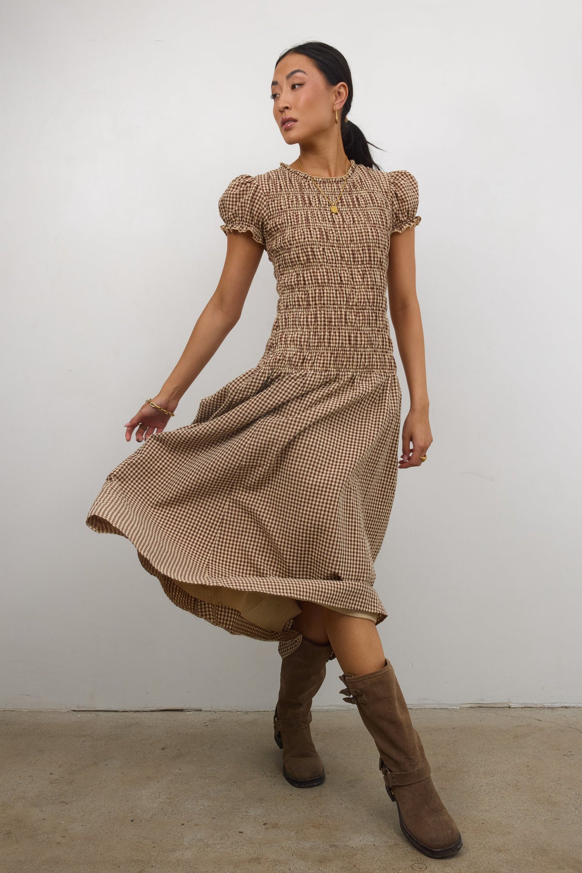 Opal™ | Gingham Maxi Dress