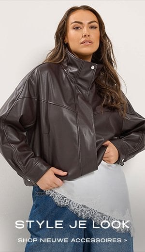 YOURS groene geruite fleece