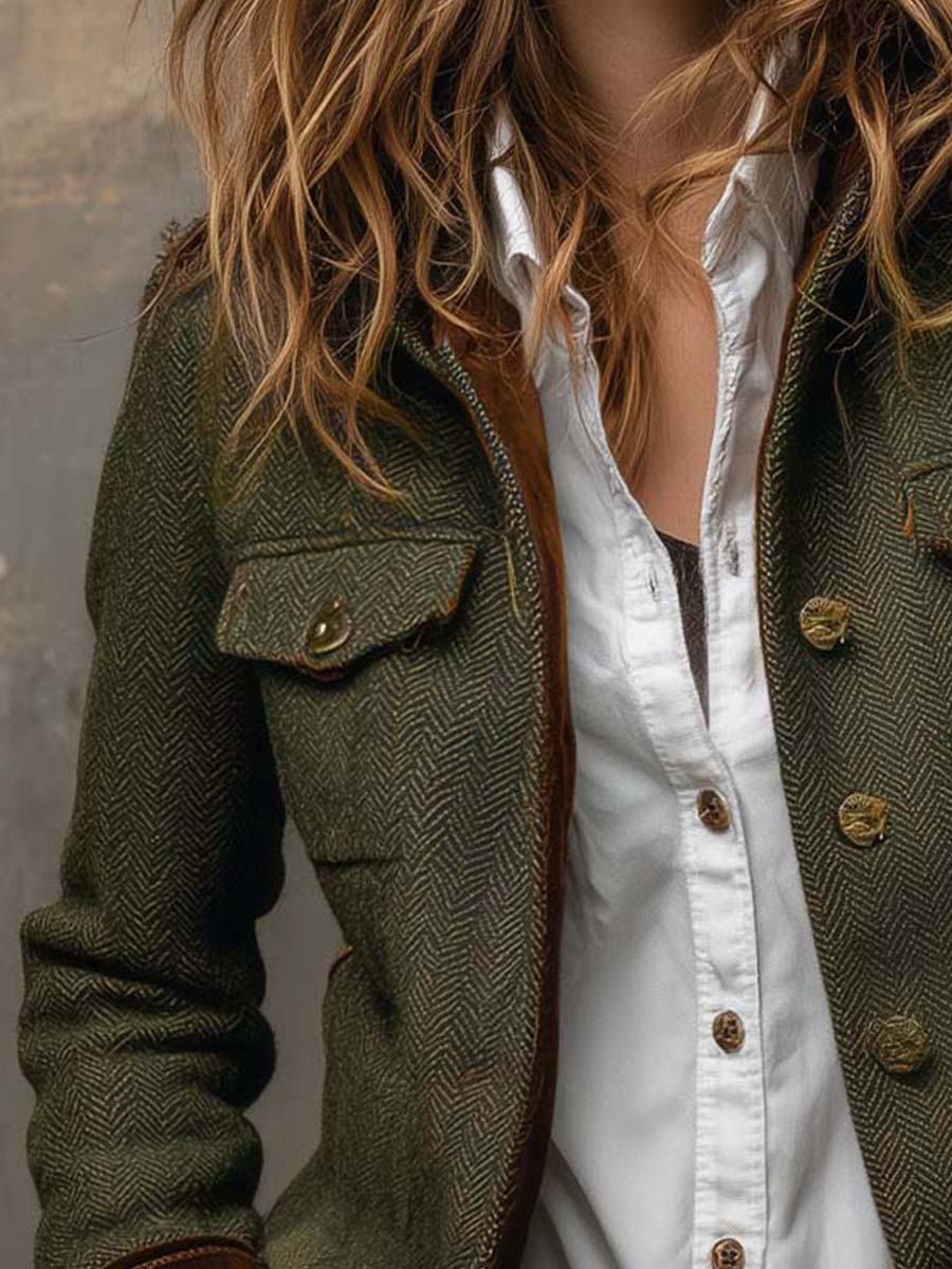 Rachel Heritage Herringbone Jacket