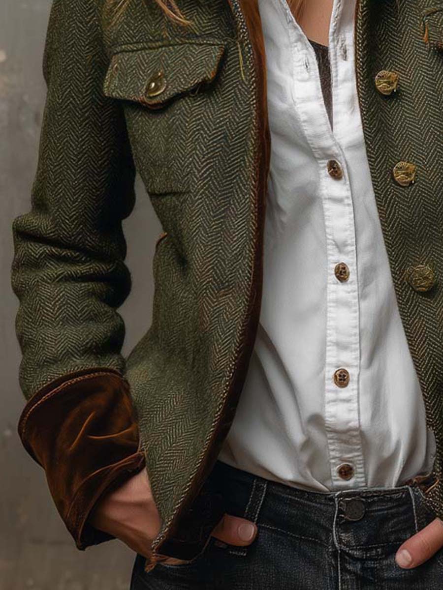 Rachel Heritage Herringbone Jacket
