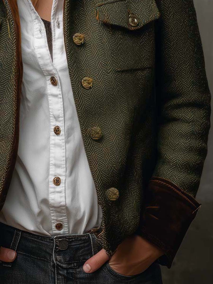 Rachel Heritage Herringbone Jacket