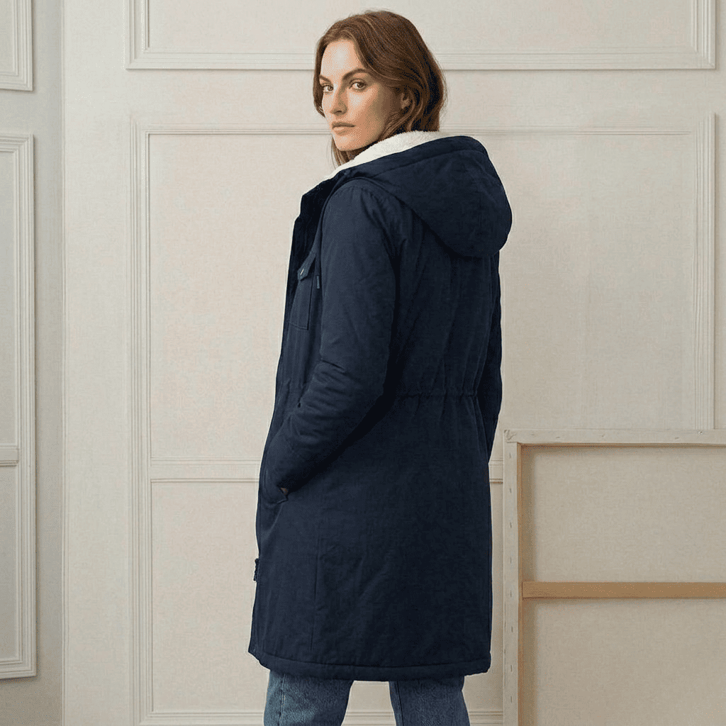 Maeve - Hooded Longline Parka Coat