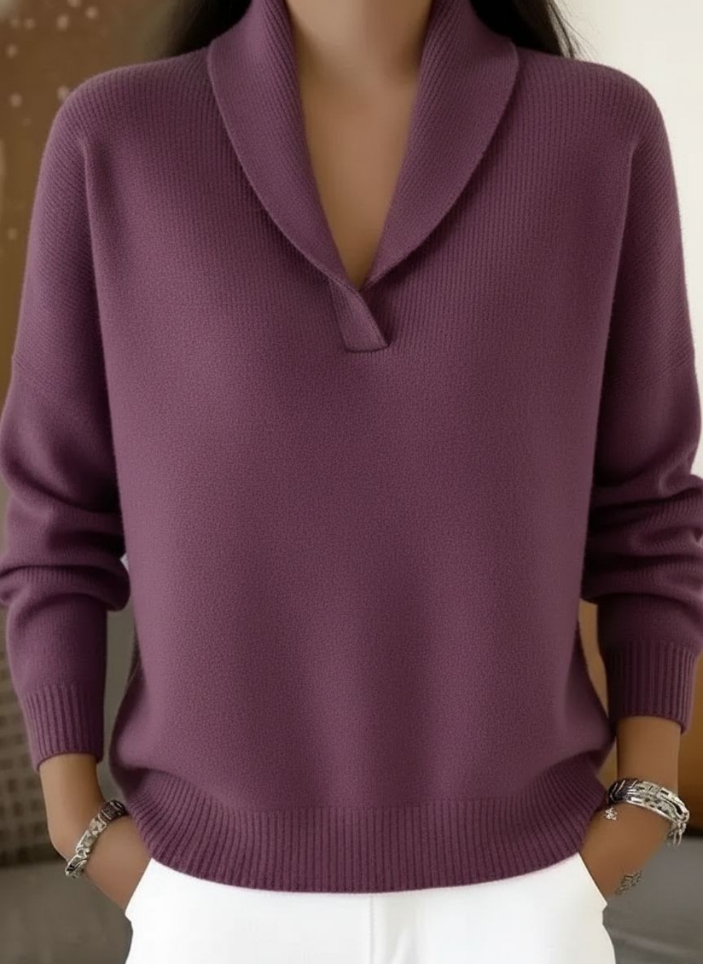 Elise Comfortable V-Neck Jumper Bundle