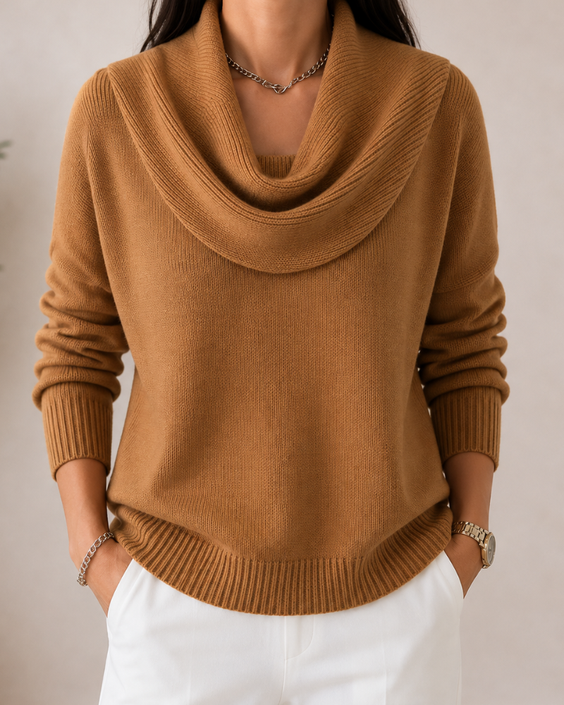 Margaret Effortless Cowl Knit Jumper