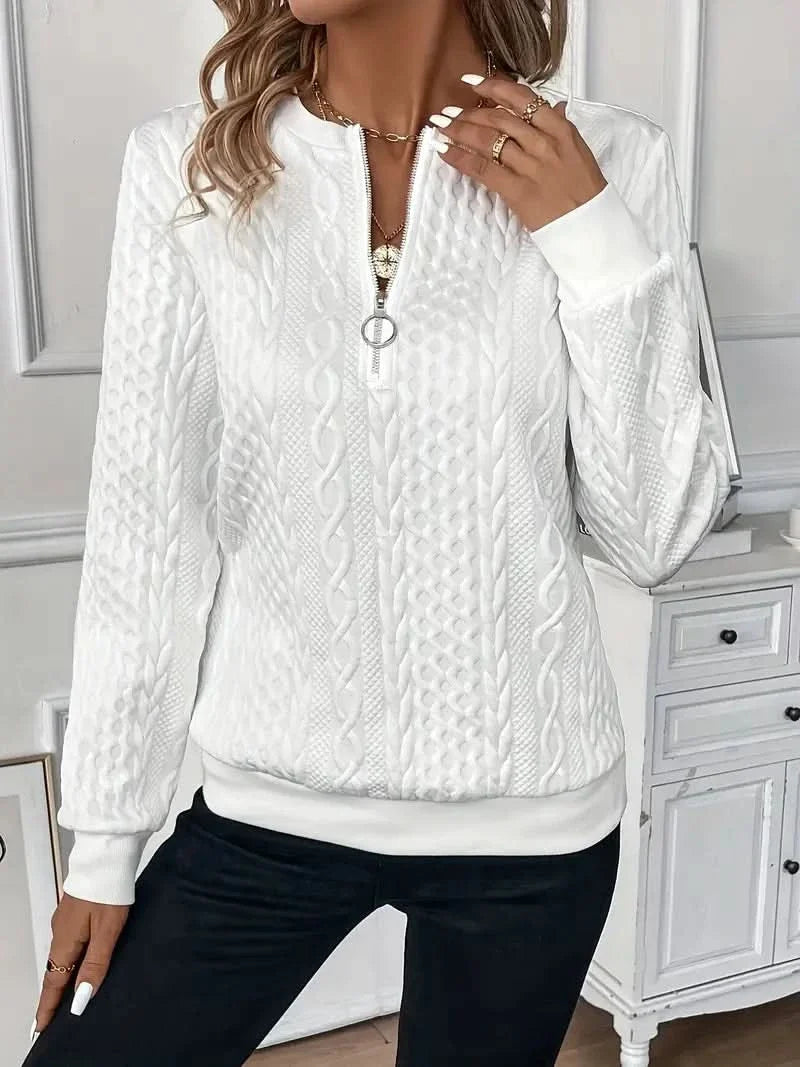Amy Sweater With Zipper