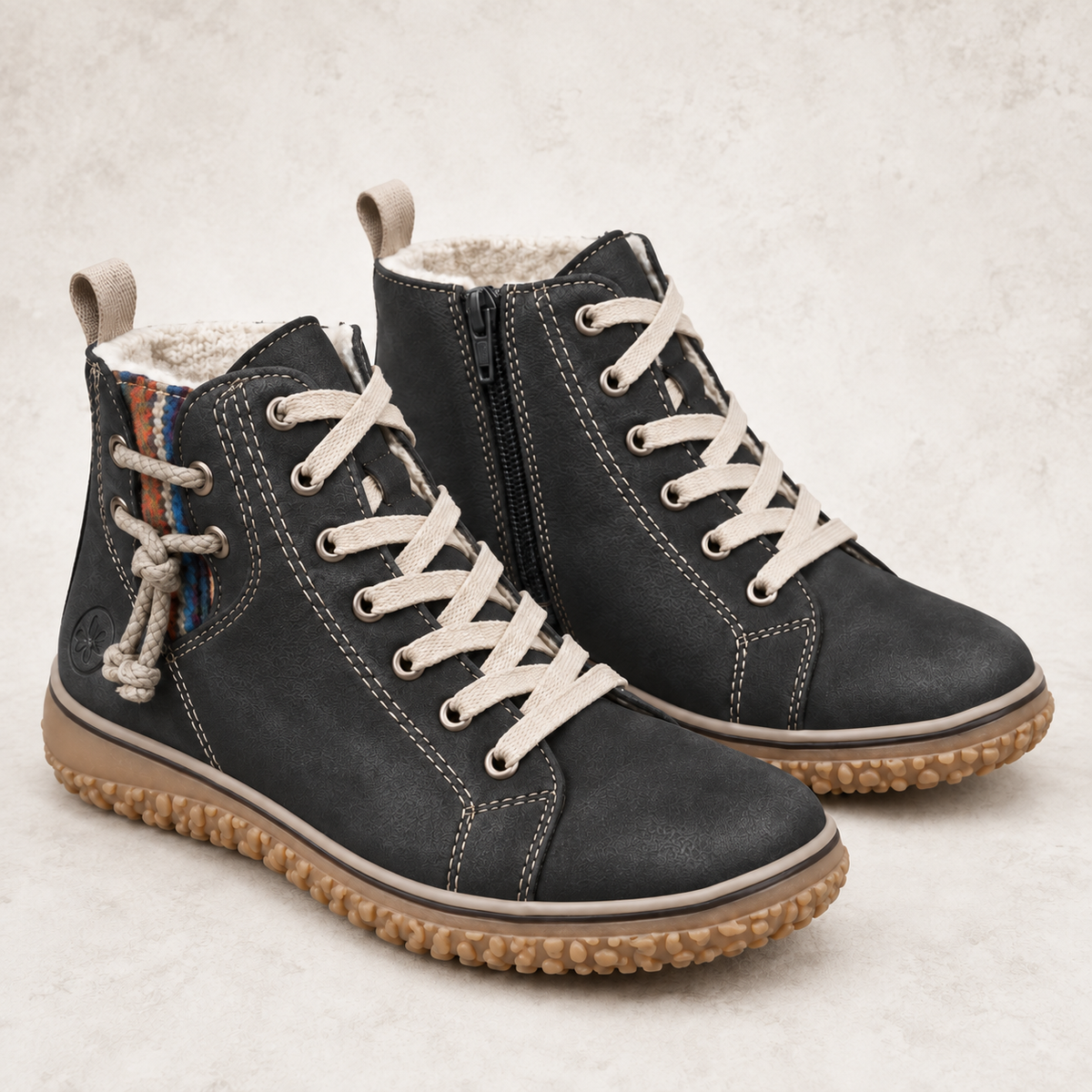 Ainsley Cosy Comfort Zip Ankle Boots