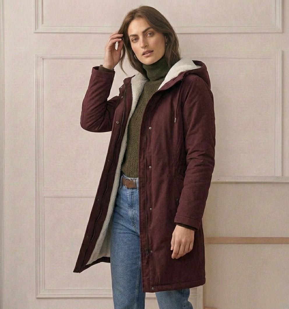 Eleanor - Hooded Longline Winter Parka