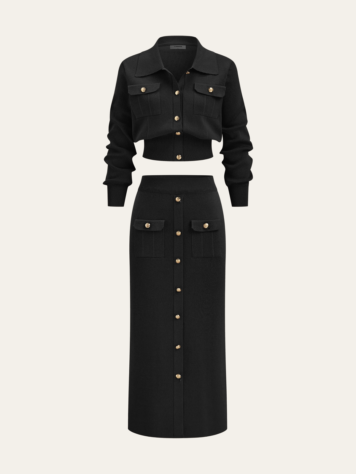 Lucy Cardigan and Midi Skirt Set