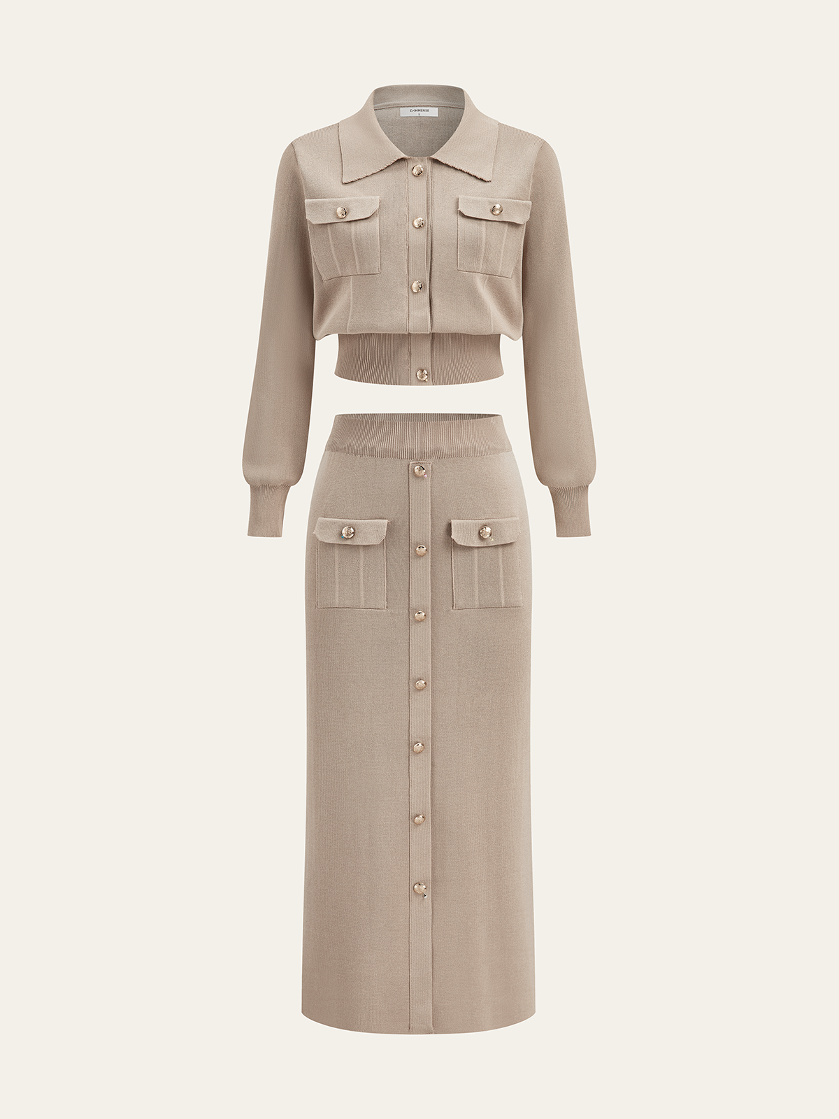 Lucy Cardigan and Midi Skirt Set