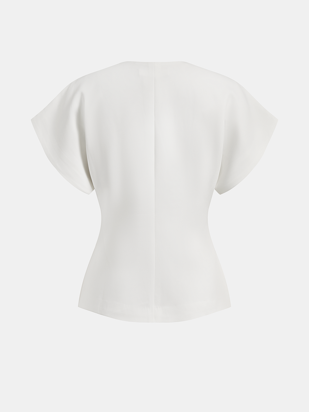 Diana Trendy V-Neck Button Down Blouse