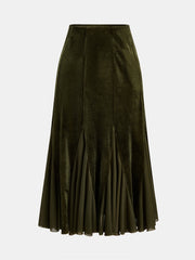 Penelope Velvet Maxi Skirt