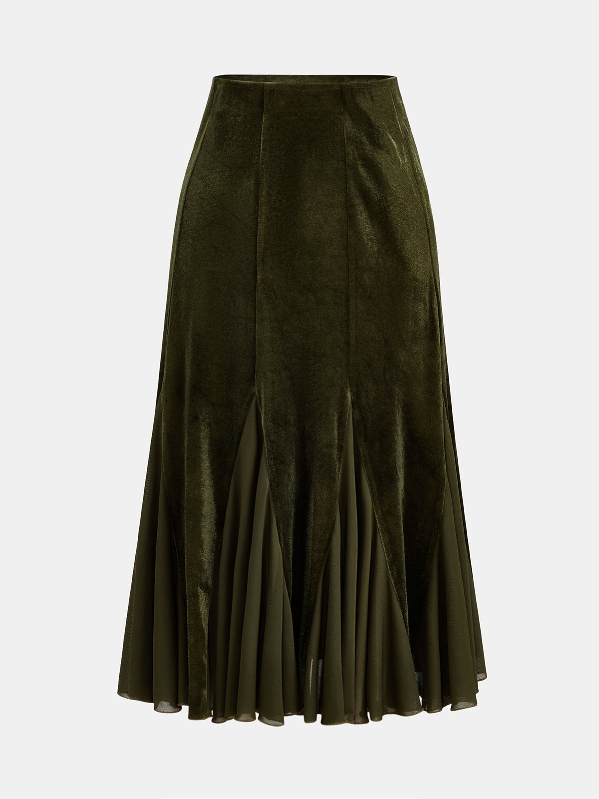 Penelope Velvet Maxi Skirt