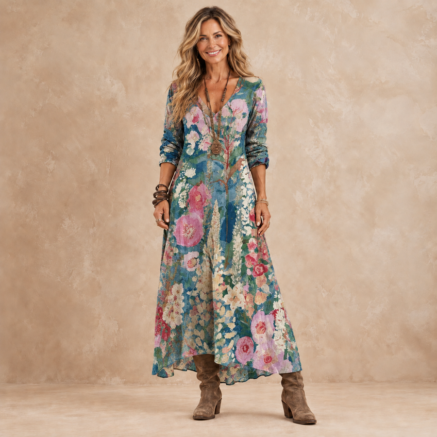 JESSAMINE | FLORAL PRINT MAXI DRESS