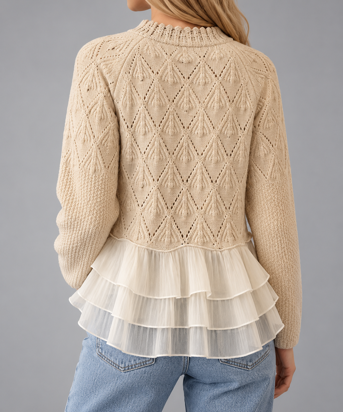 Ruvella Elegant Ruffle Sweater