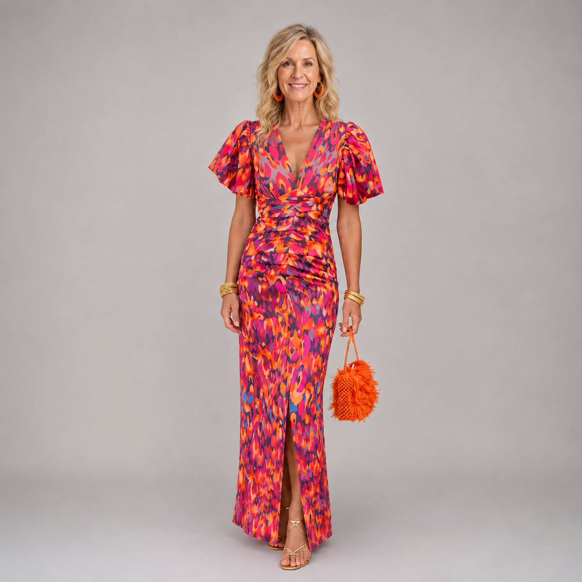 Tora | Elegant Dress With Pleated Sleeves