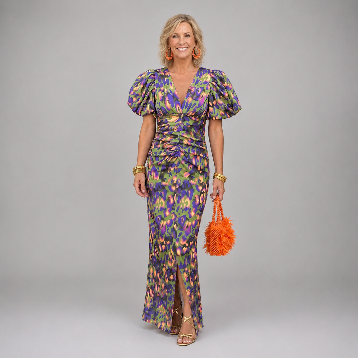 Tora | Elegant Dress With Pleated Sleeves