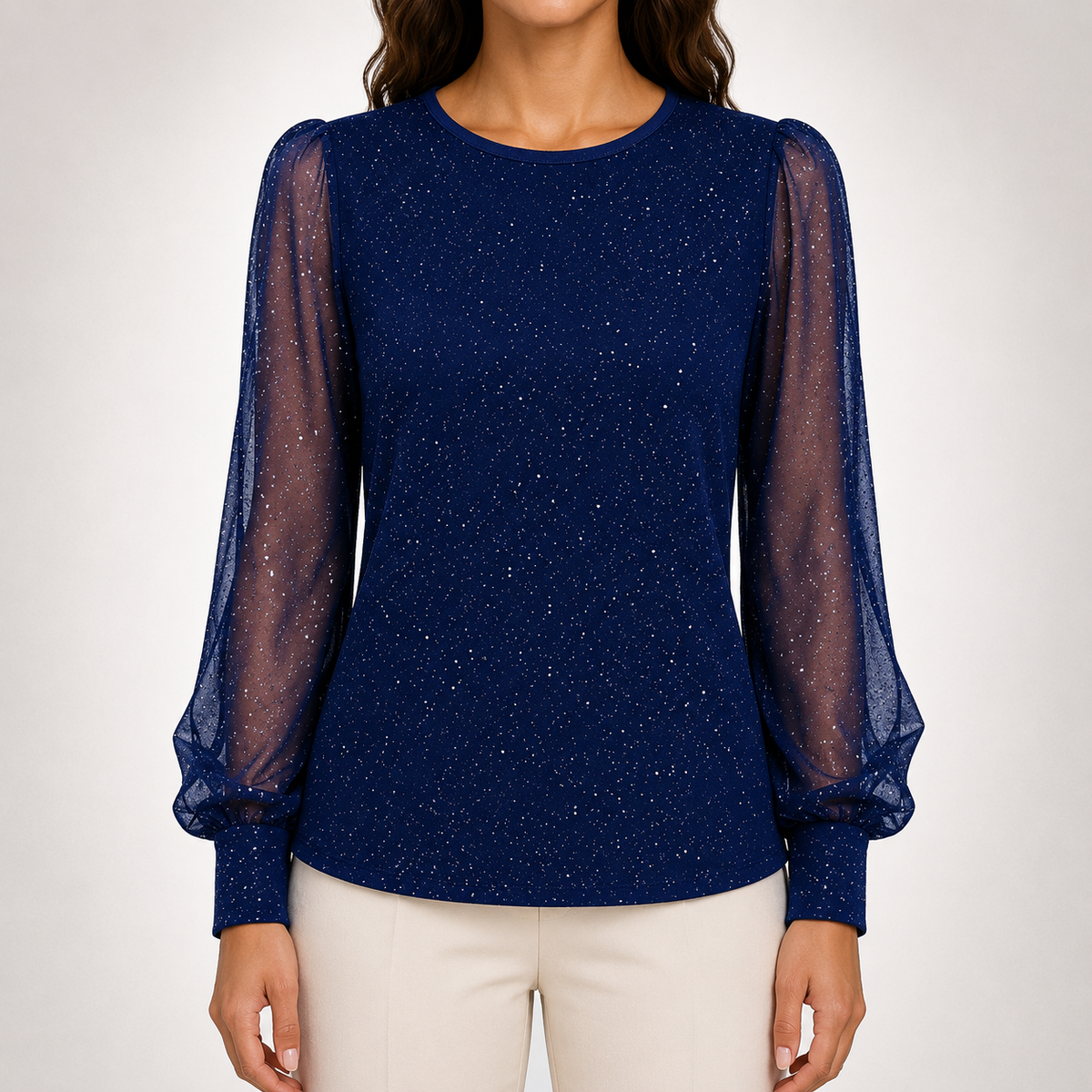 Vivienne Elegant Shimmer Blouse
