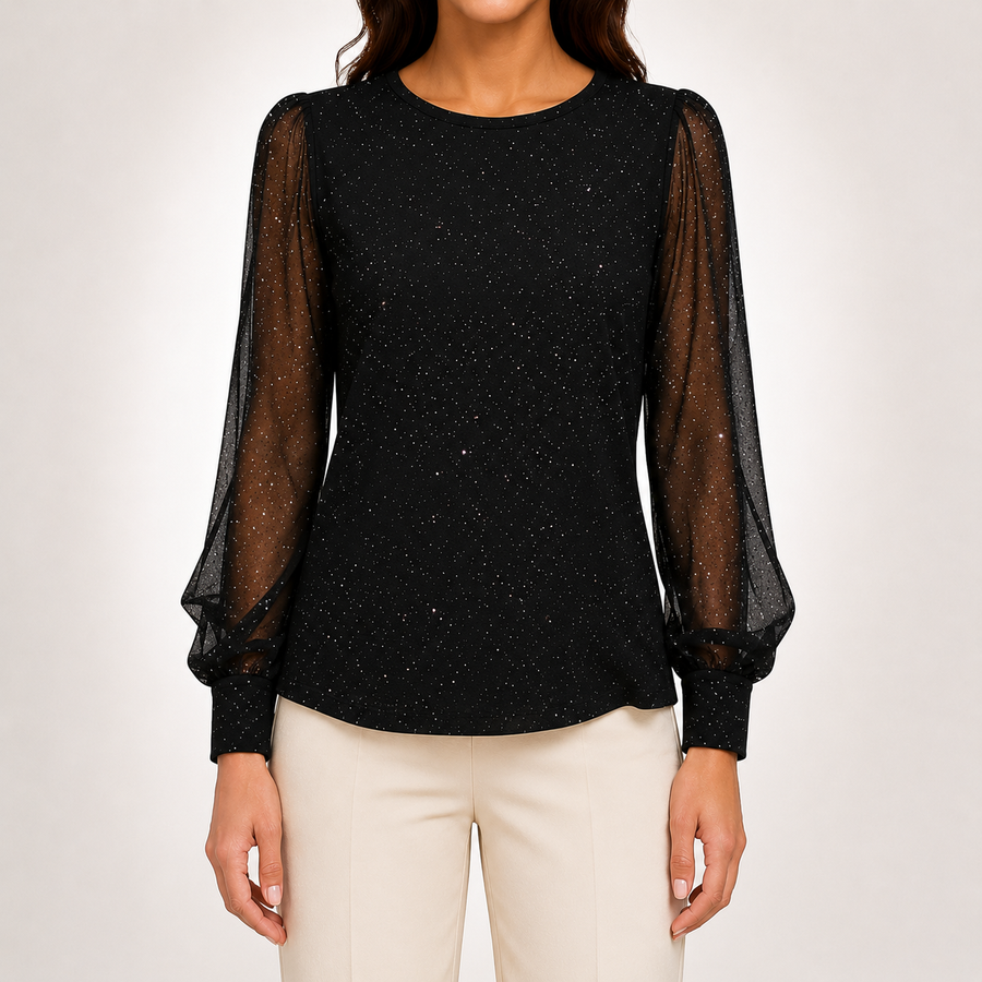 Vivienne Elegant Shimmer Blouse