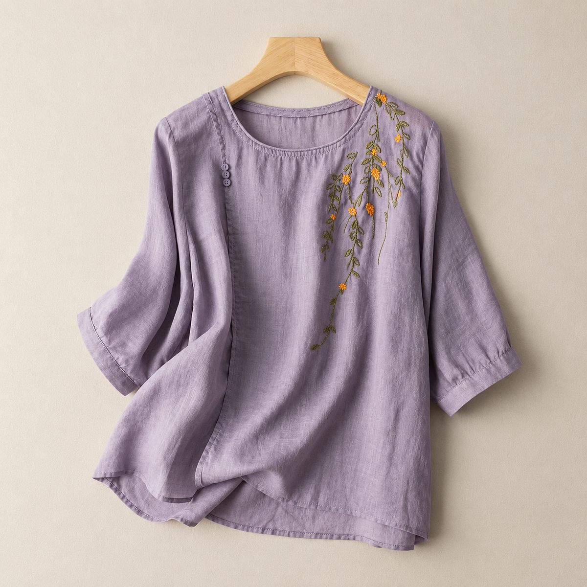 Adeline Cotton Linen Blouse
