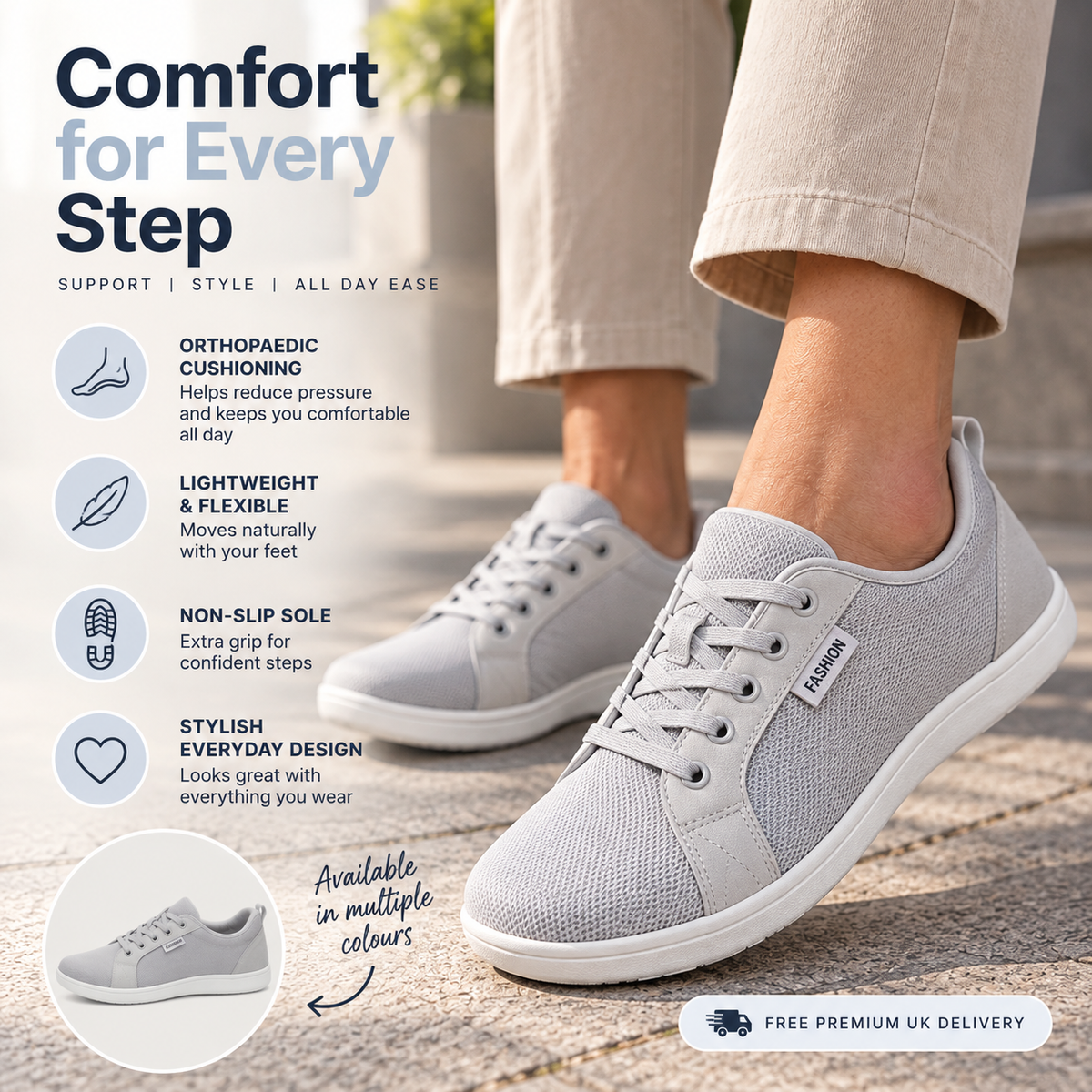 Norwyn Barefoot Comfort Trainers