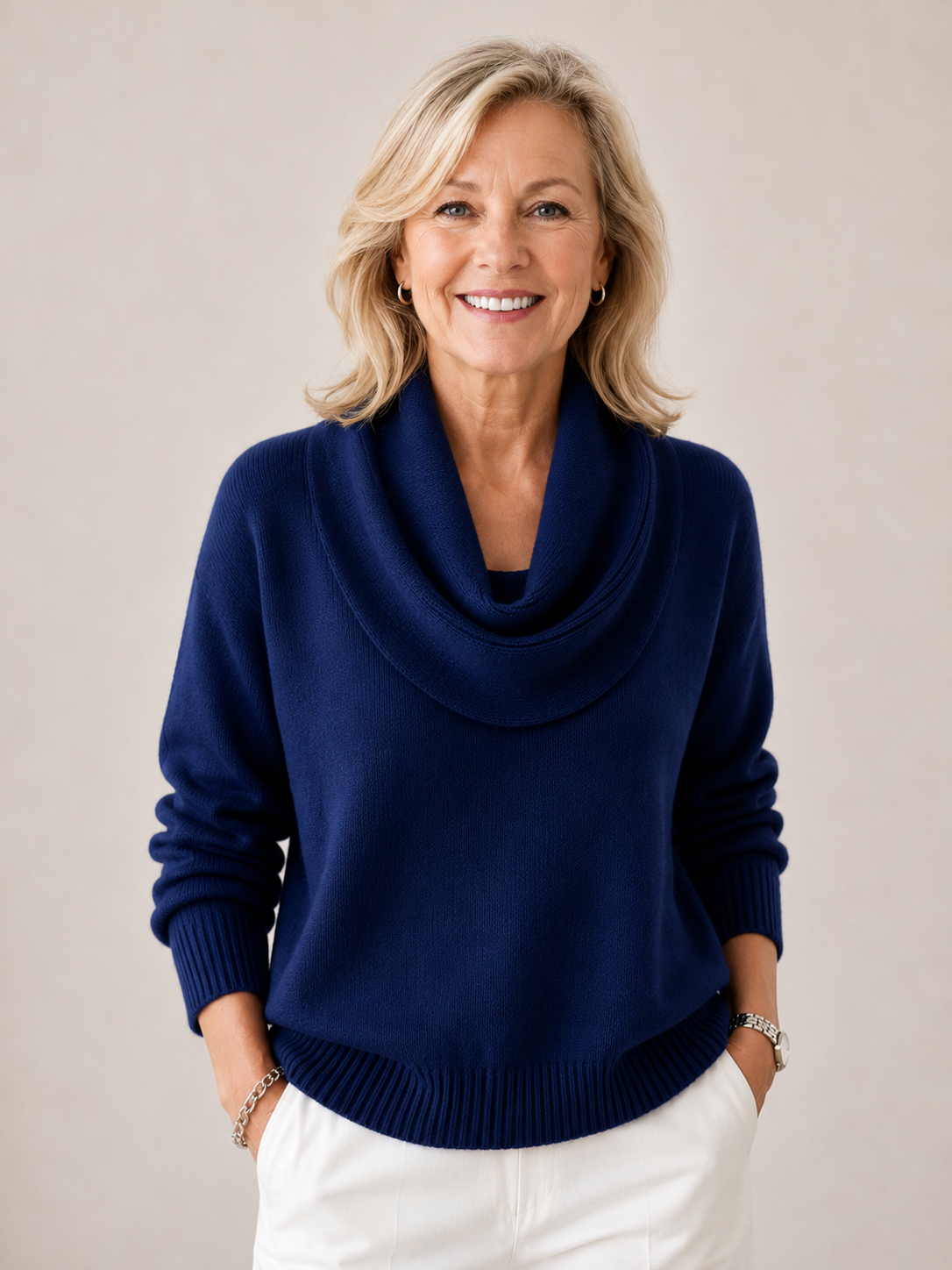 Margaret Effortless Cowl Knit Jumper