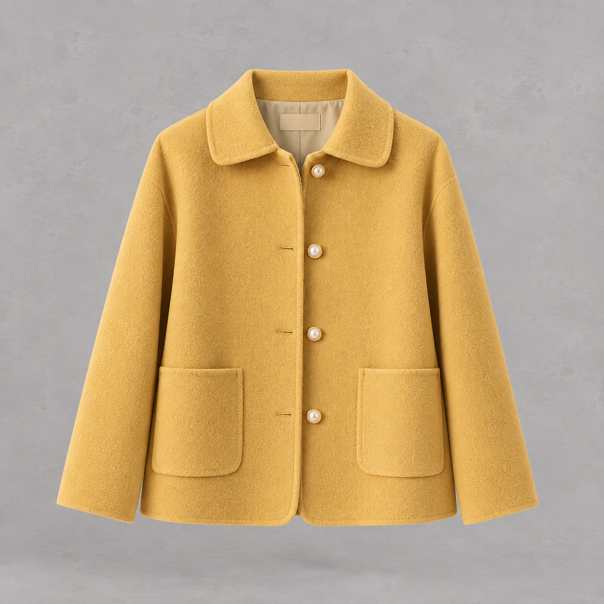 Meri Premium Elegant Pearl Jacket Cashmere