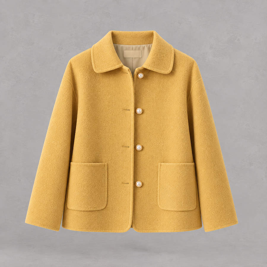 Meri Premium Elegant Pearl Jacket Cashmere