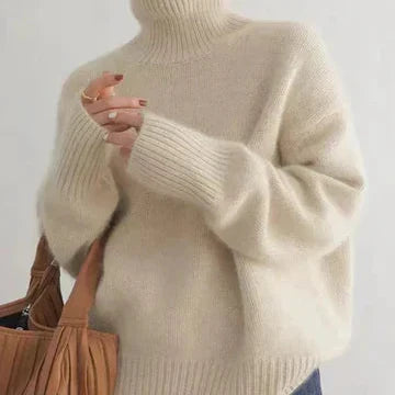 Amaya Luxe Cashmere Turtleneck Sweater