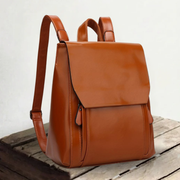 Lina | Hands-Free — Leather Backpack for Work