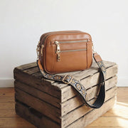 Isabella | Hands-free, everything in — Leather Crossbody Bag