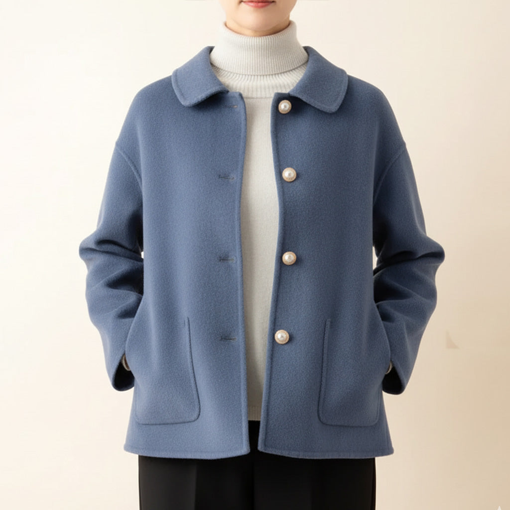 Meri Premium Elegant Pearl Jacket Cashmere