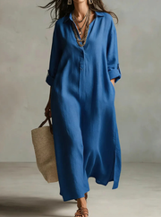 Lynn Maxi Shirt Dress