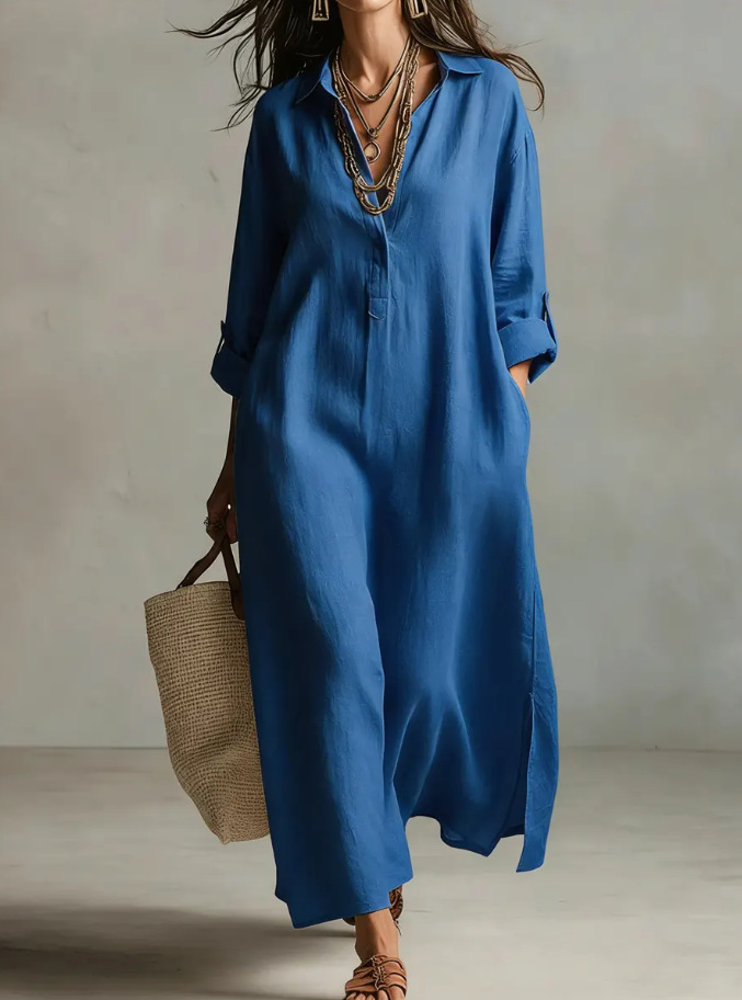 Lynn Maxi Shirt Dress