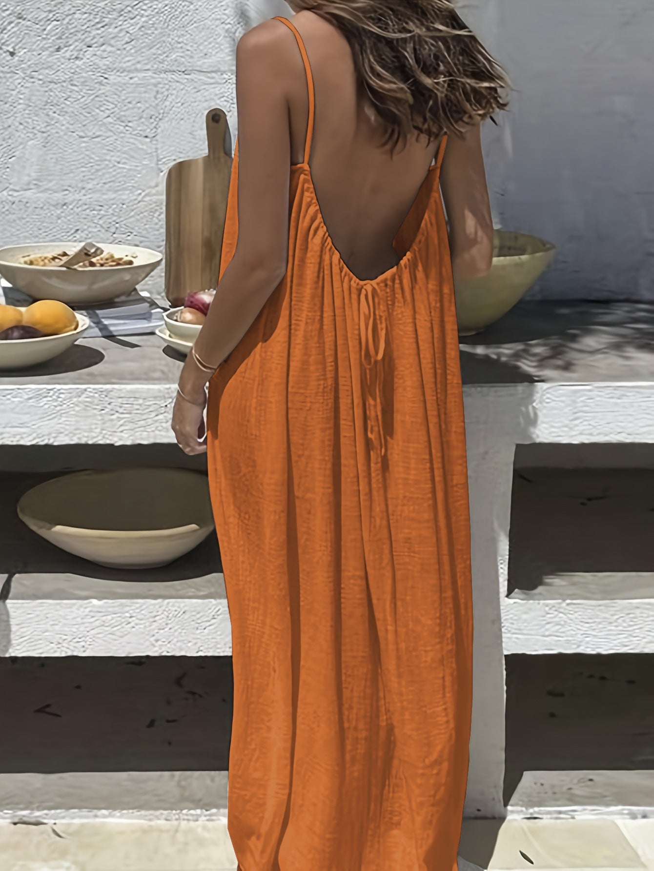 Cami Dress | Women's Solid Color Backless
