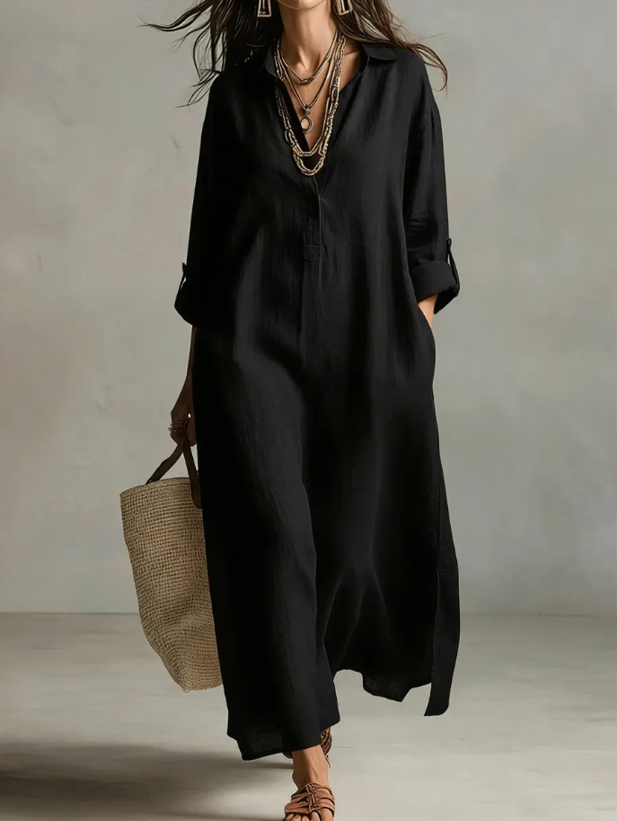 Lynn Maxi Shirt Dress