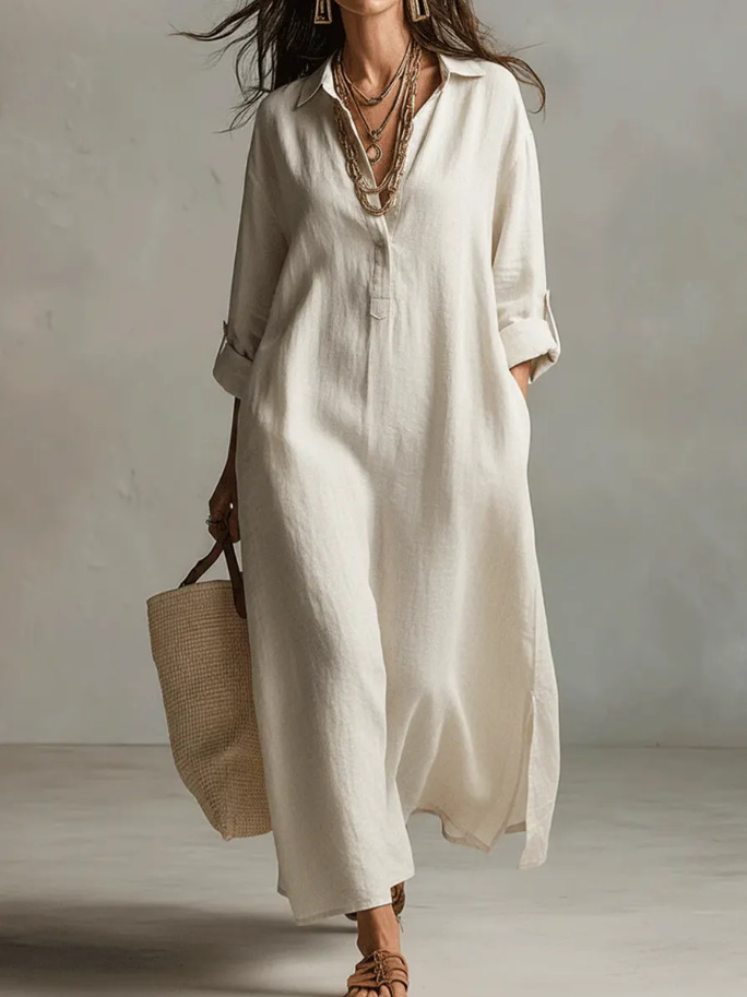 Lynn Maxi Shirt Dress