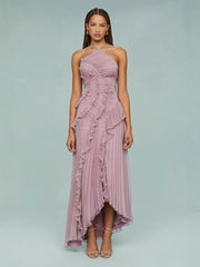 LIYANA | Spiral Ruffle Dress