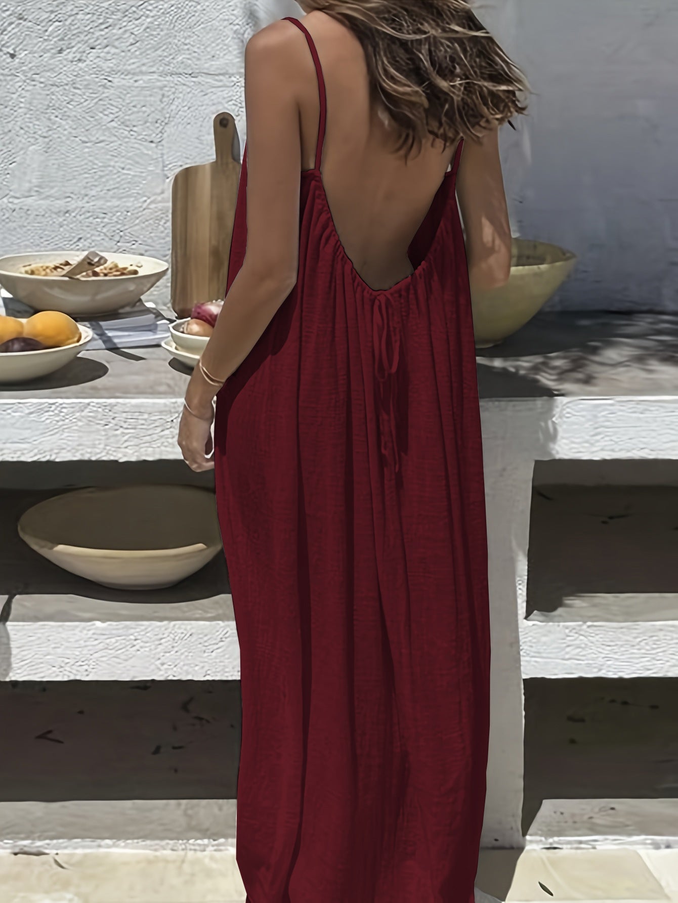 Cami Dress | Women's Solid Color Backless
