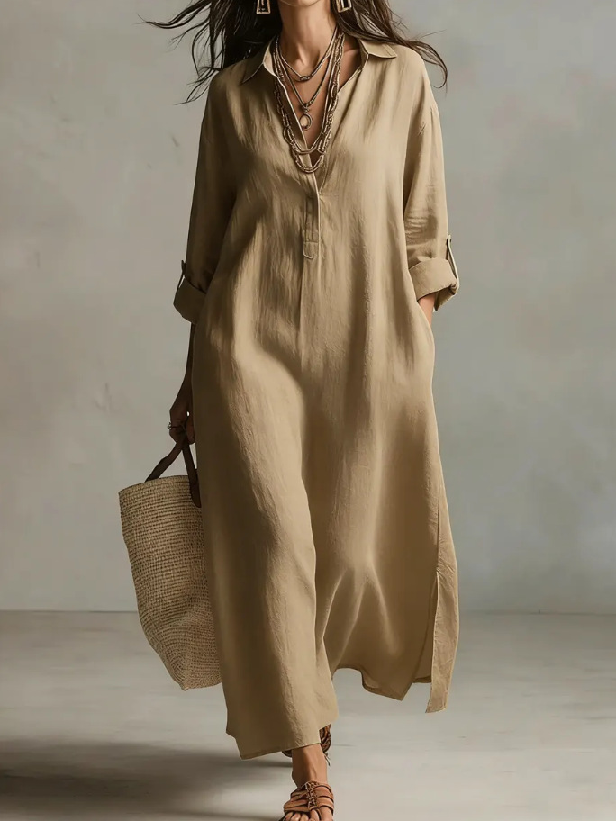 Lynn Maxi Shirt Dress