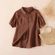 Pamela™ Casual Button-Up Shirt