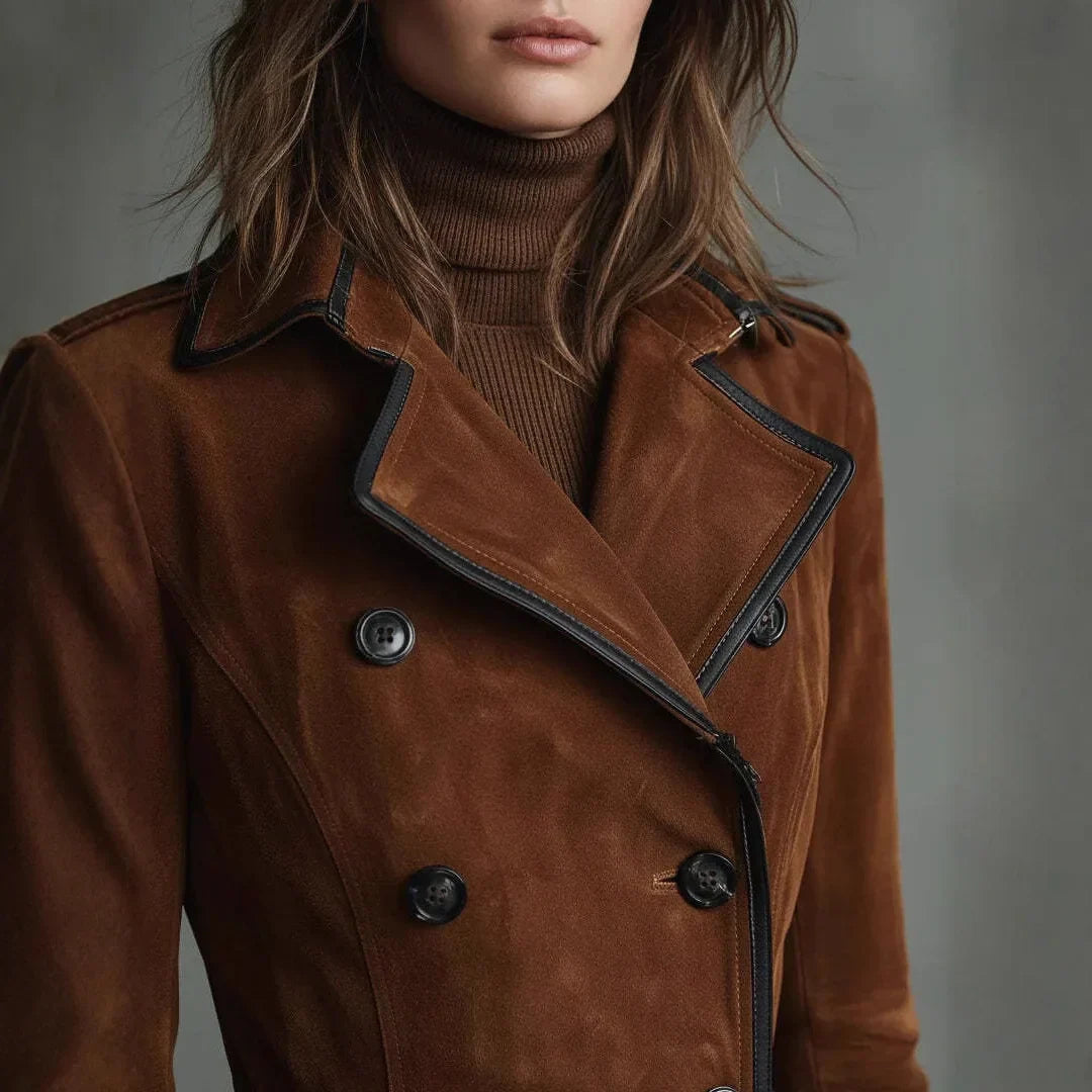 Georgina - Belted Longline Trench Coat