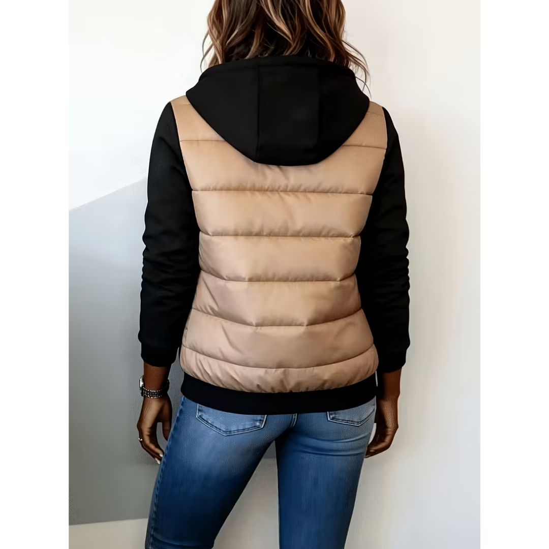 Mariam - Dames Jacket met Gewatteerd Ontwerp en Capuchon