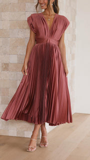 Marla™ Elegant Pleated Dress