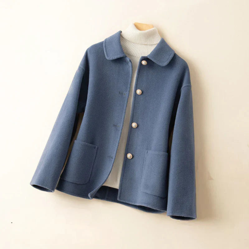 Meri Premium Elegant Pearl Jacket Cashmere