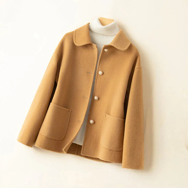 Meri Premium Elegant Pearl Jacket Cashmere